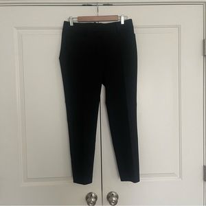 LOFT Julie Skinny Trouser Pants in Black size 2